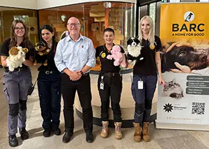 Brad Bunting - Mayor of Blacktown and employees of BARC
